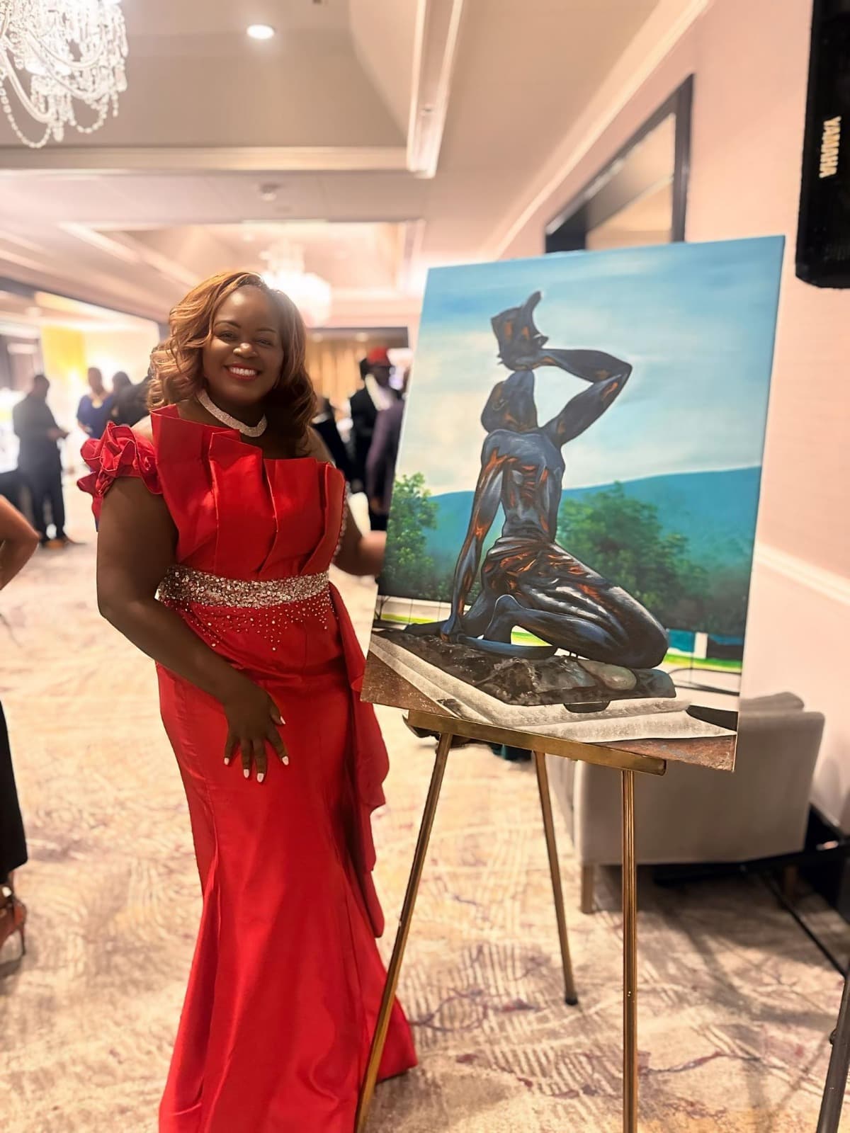 Dr. Lucita at cultural event